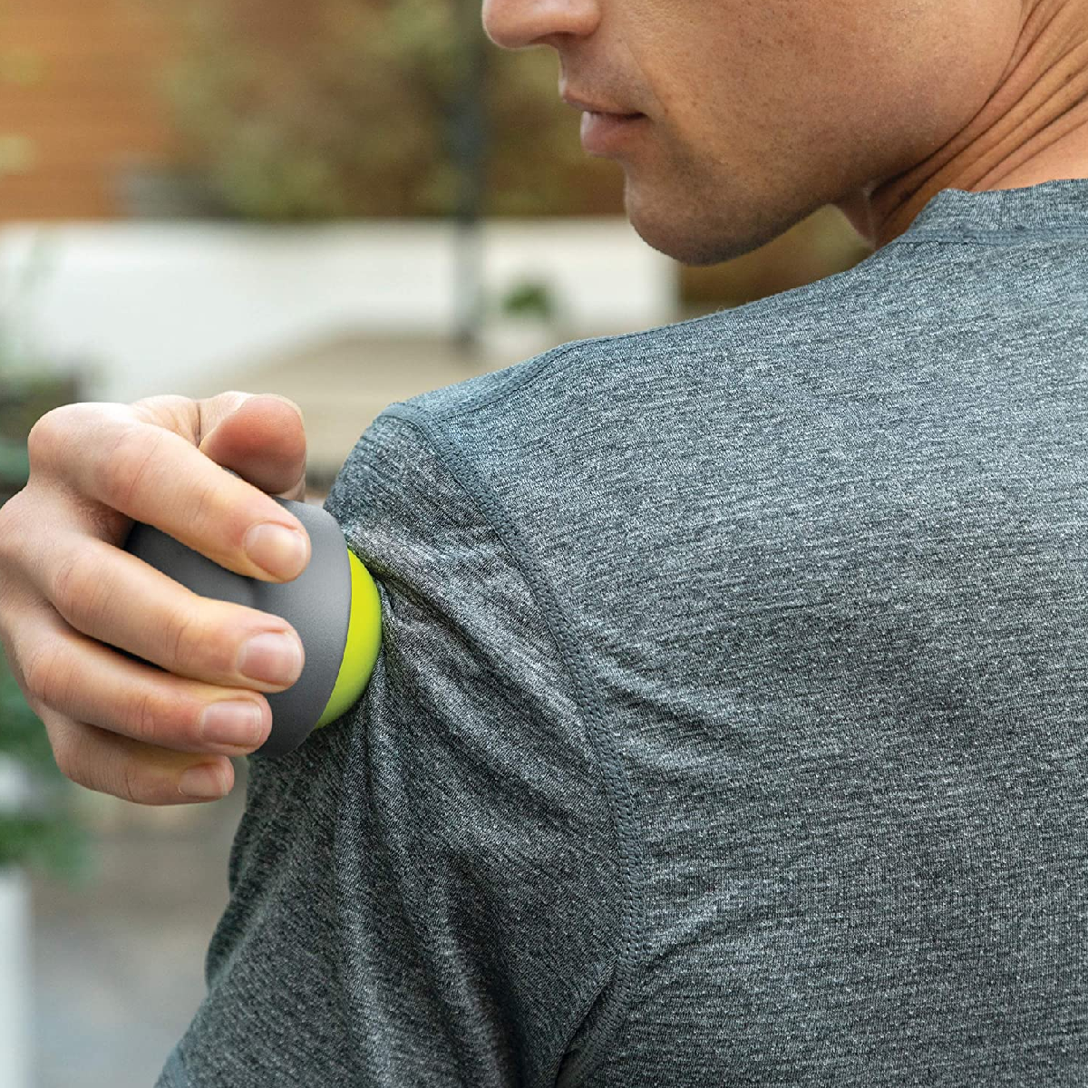 Massage Roller Ball - Green & Grey