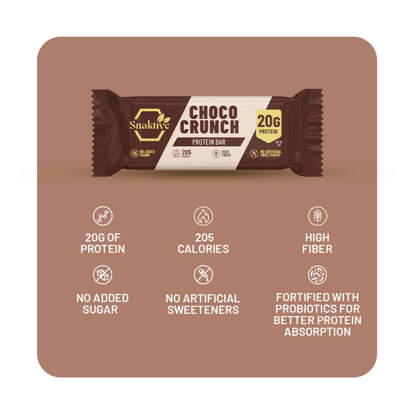 Protein Bars - Choco Crunch (Box of 12)