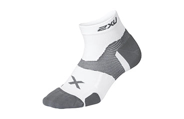 Vectr Light Cushion No Show Socks - L (Black/Grey)