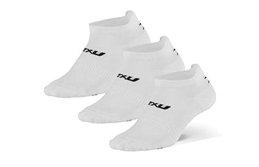 Ankle Sock - 3 Pack (M, White)