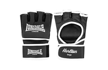 Harlton MMA Gloves - Black & White