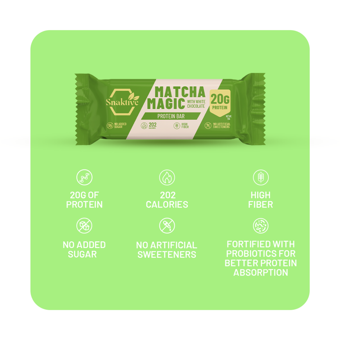 Protein Bars - Matcha Magic (Box of 12)