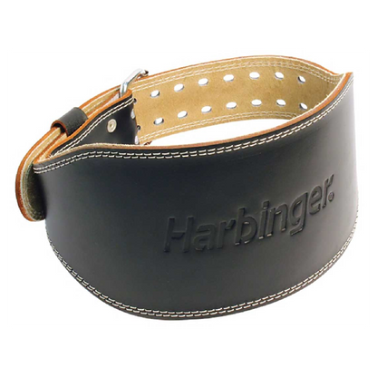 Harbinger Padded Leather Belt Black