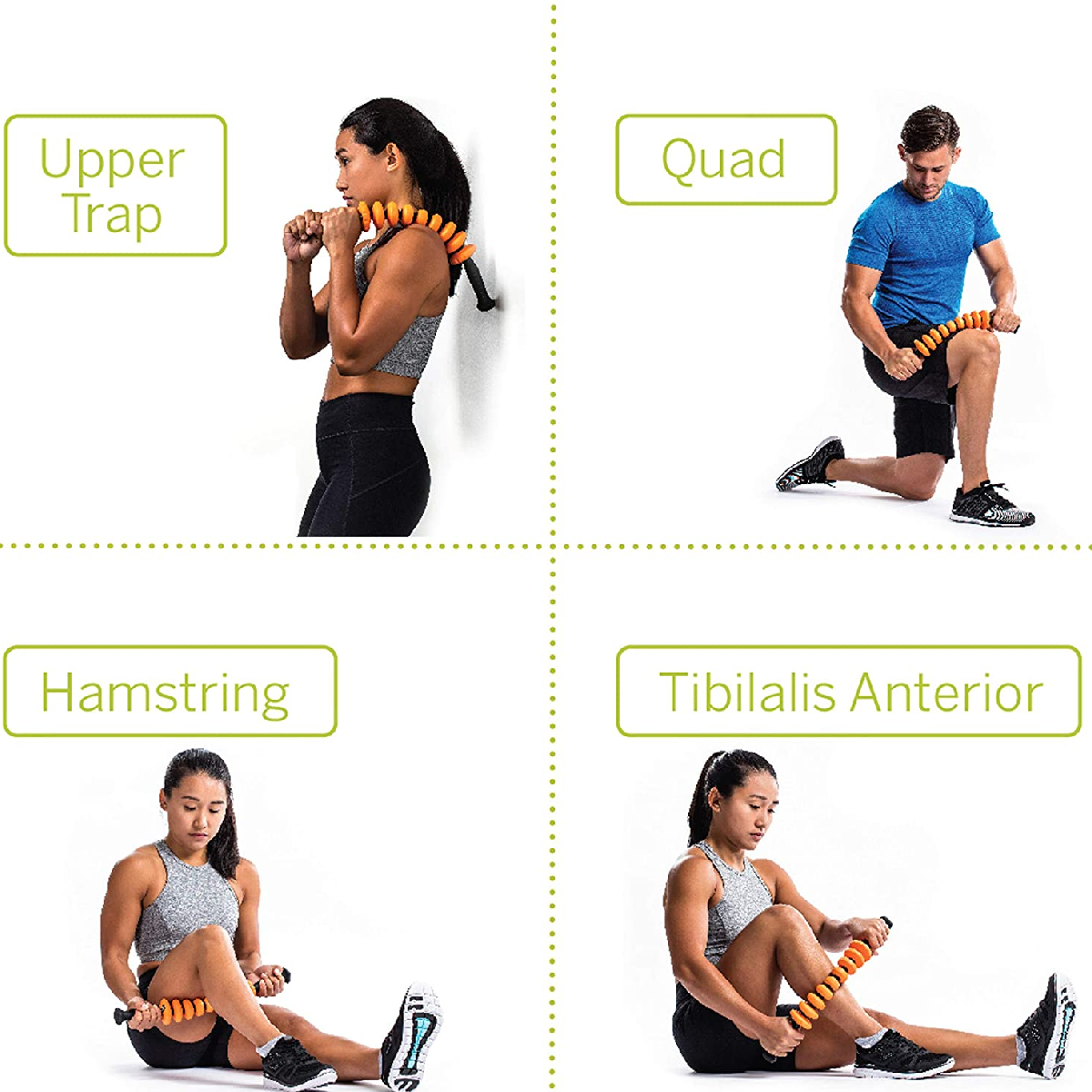 Contour Massager - The Grid' STK, Orange